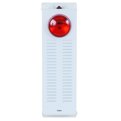 Albox MBS34S Metal Box Dual Piezo Siren w Tamper Switch & Strobe Light